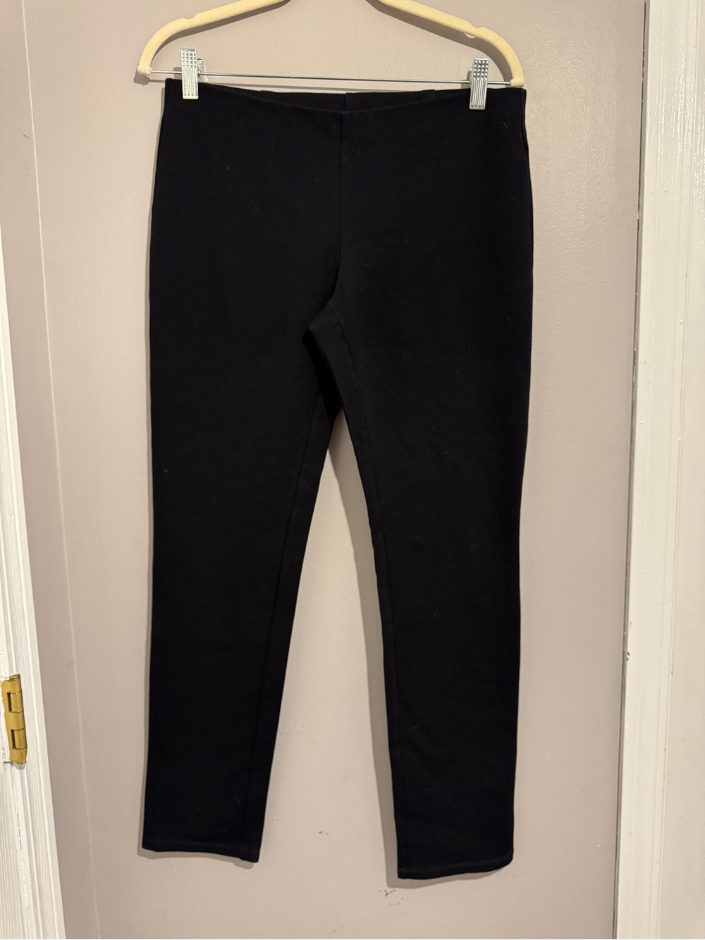 Eileen Fisher Classic Black Stretch Leggings